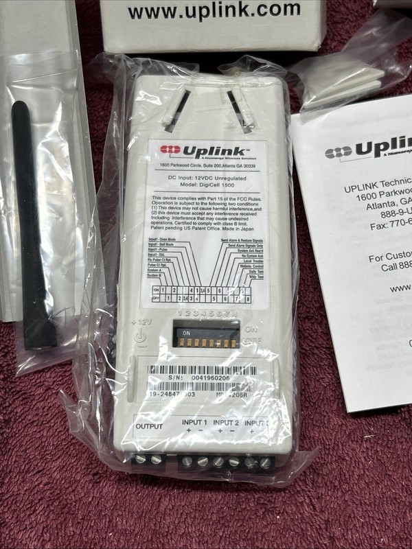 UPLINK Digicell 1500 Cellular Dial Alarm Security NEW!!! gallery