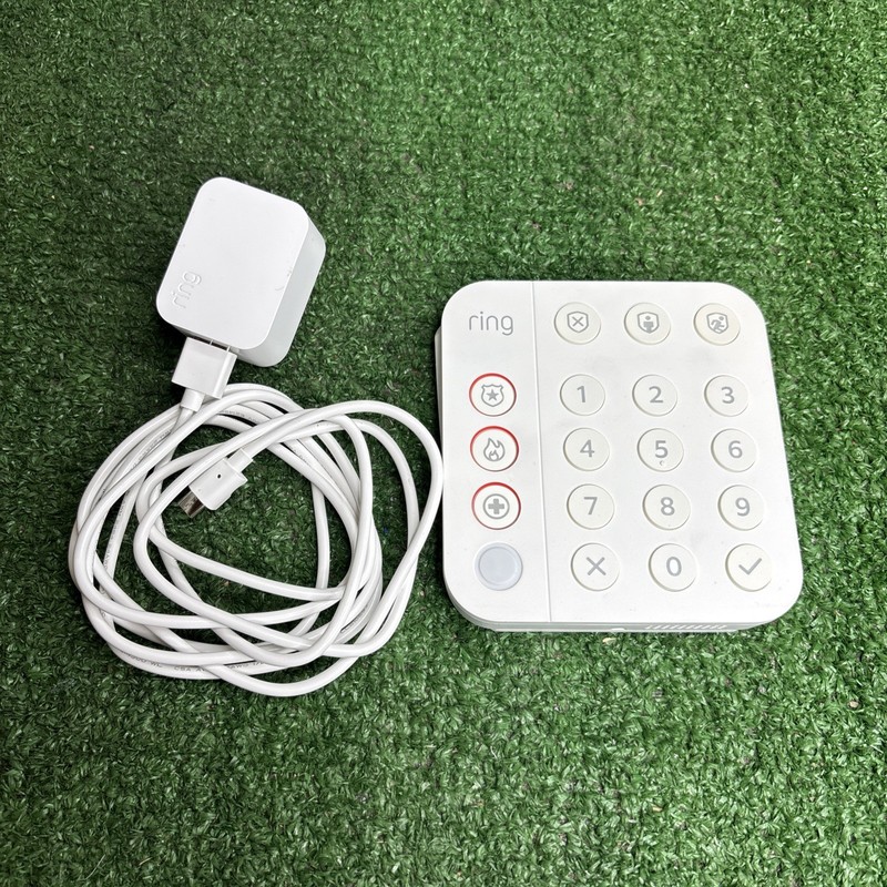 Ring Alarm Keypad 2nd Generation 5AT2S7 With Power Cable And Mount