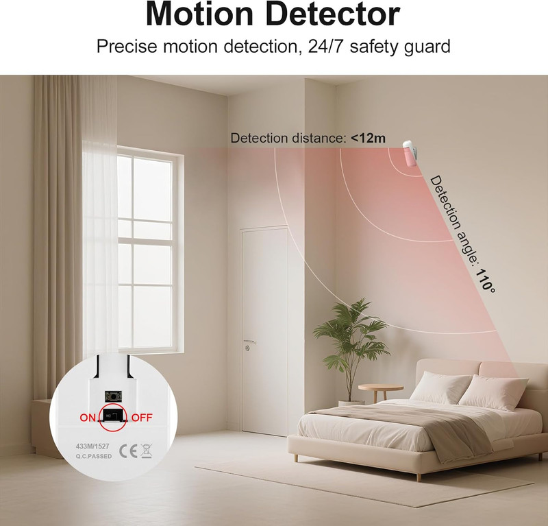 Wireless Alarm System for Home Security,4 Pcs Home Alarm System Wireless DIY Kit gallery