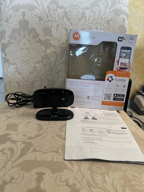 Motorola Hubble Focus66-B Wifi HD Home Monitoring Security Camera