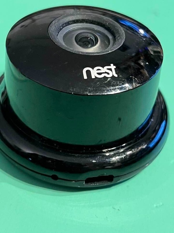 GOOGLE NEST A0005 INDOOR SECURITY CAMERA DAMAGED MICRO USB PORT PARTS REPAIR