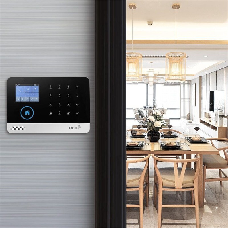 App Control Wireless Alarm System for Home Burglar Security Smart House KitQK gallery