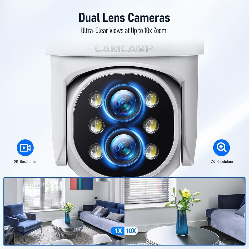 Security Camera System 10CH Wireless Outdoor NVR Kit Motion Detect Remote View gallery