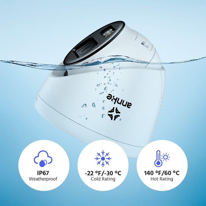 ANNKE 3K 5MP PoE Security IP Camera Two Way Audio Outdoor AI Color Night Vision gallery