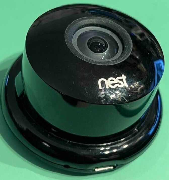 GOOGLE NEST A0005 INDOOR SECURITY CAMERA DISPLAYS “OFFLINE” AS IS PARTS REPAIR