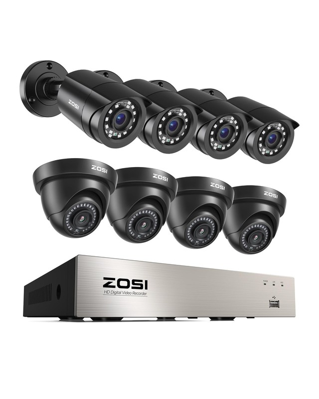 8CH 3K Lite Security Camera System with AI Human Vehicle Detection, 8 x 1920T…