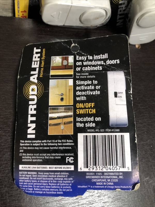 Intruder Alert Alarm Portable New & Easy to Install 3 Pack gallery