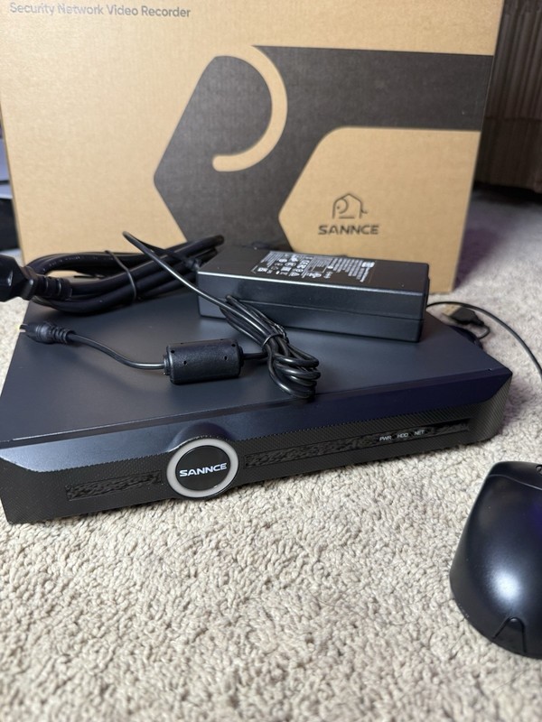 4K POE Camera NVR Sannce Network Video Recorder 8MP NO HDD