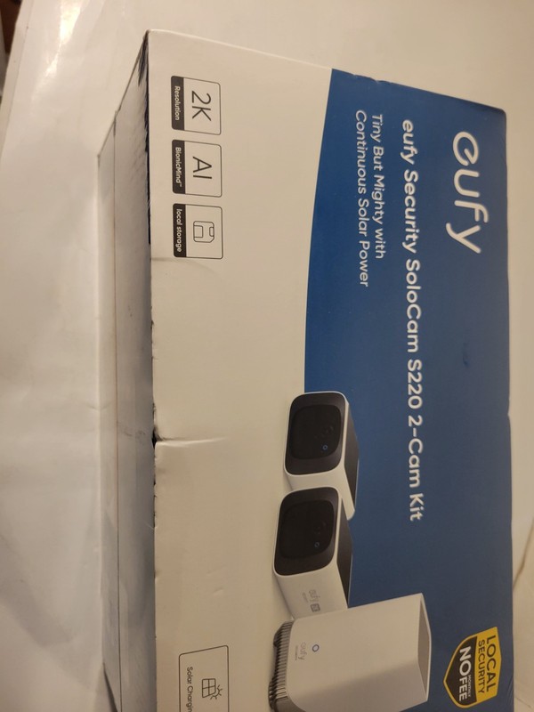 eufy SoloCam S220 Wireless Home Security System 2K Outdoor Cameras Solar Powered gallery