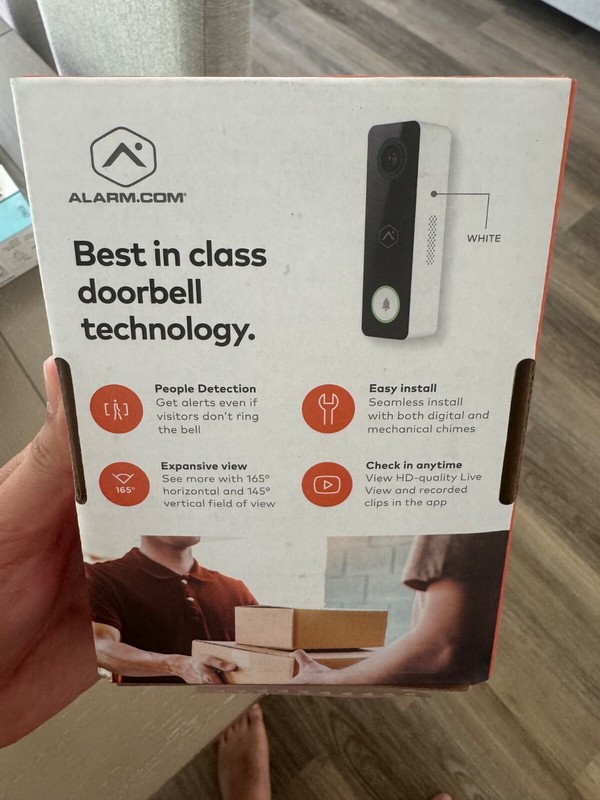 Video Doorbell ADC-VDB750 Wi-Fi HD Quality Expansion View gallery