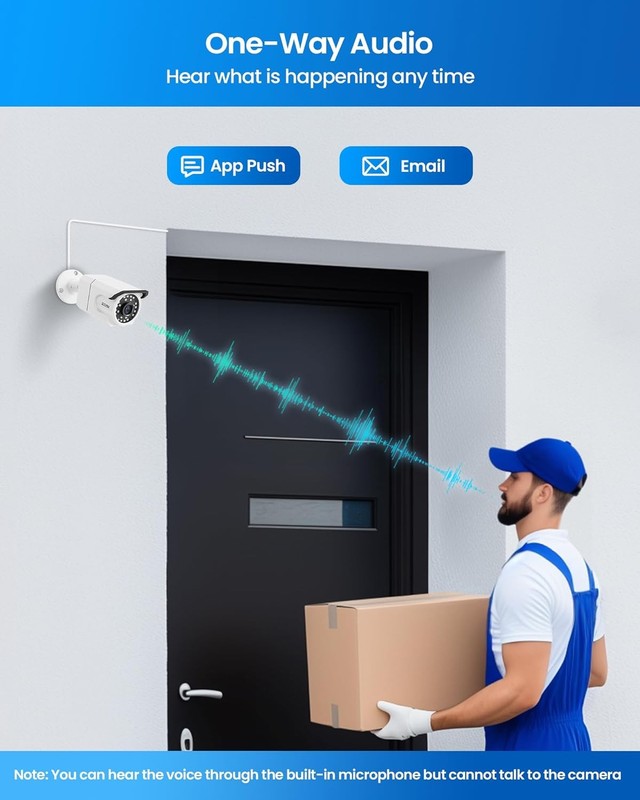 ZOSI 2.5K 4MP WiFi PTZ Security Camera Dual-Lens Wired Human Car Detect Audio gallery