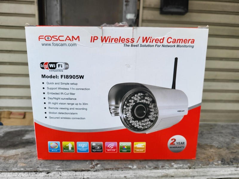 Outdoor Foscam FI8905W Wireless IP Camera 720p HD WiFi 6mm Motion Detector 😃😍 gallery
