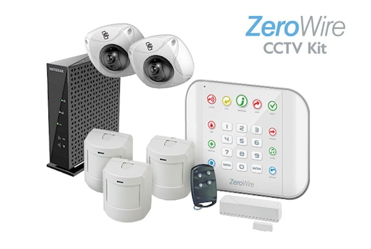 INTERLOGIX ZW-6404-ESP ZEROWIRE WIRELESS SECURITY & HOME AUTOMATION SYSTEM NEW gallery