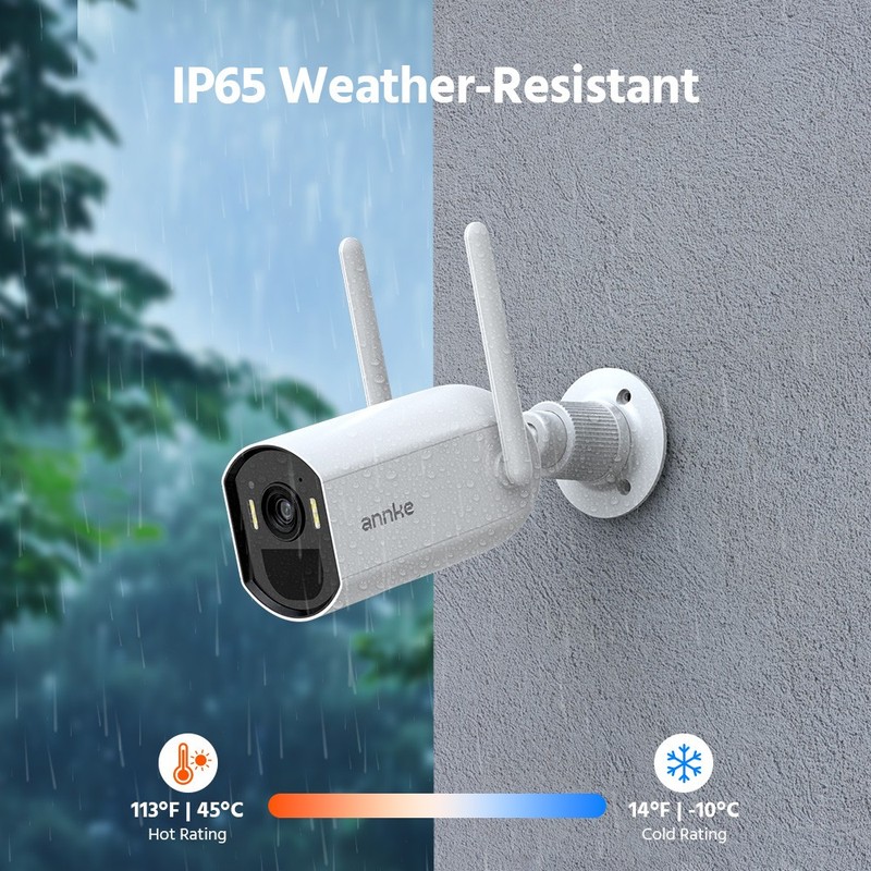 ANNKE Wireless Color Security Camera System Solar Battery Powered 2-Way Audio gallery
