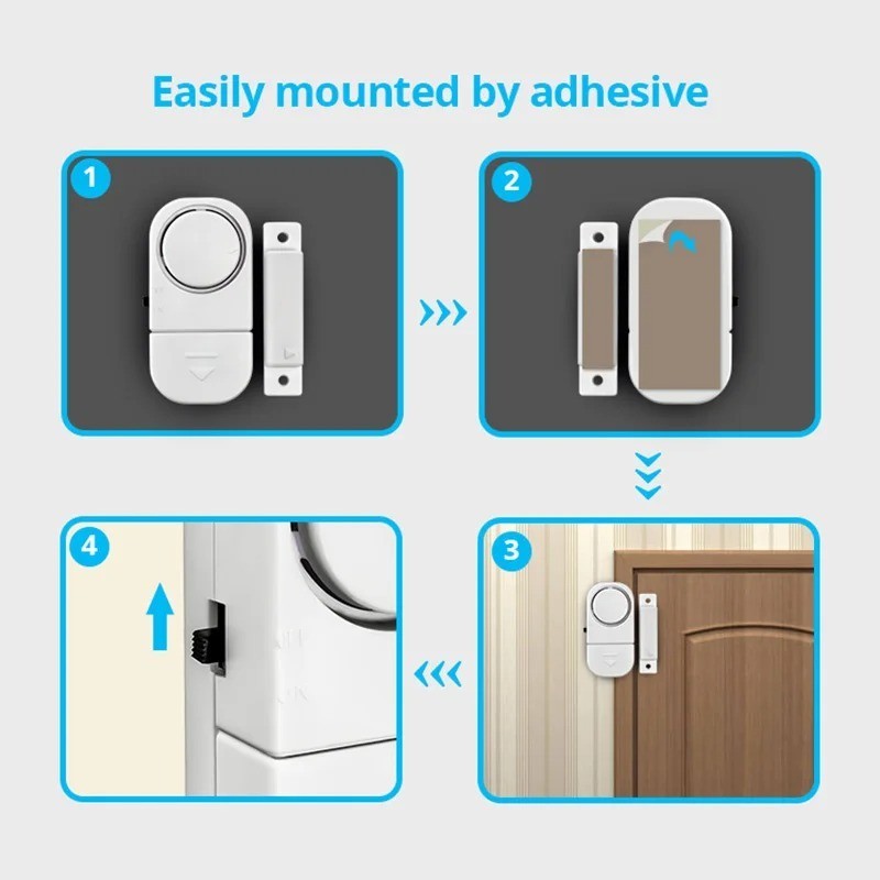 WIRELESS Home Window Door Burglar Security ALARM System Magnetic SensorView Sold gallery