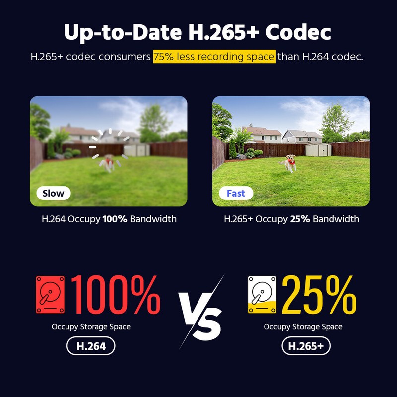 ANNKE 4K 8CH DVR 5MP Color Night Security Camera System AI Detection H.265+ IP67 gallery