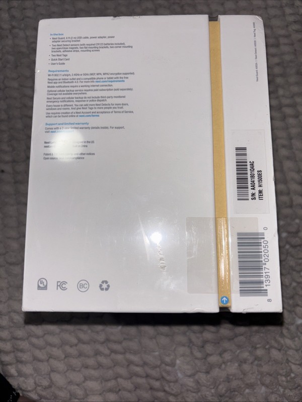NEW Google Nest Secure Alarm System Starter Pack - Discontinued Model - Sealed gallery