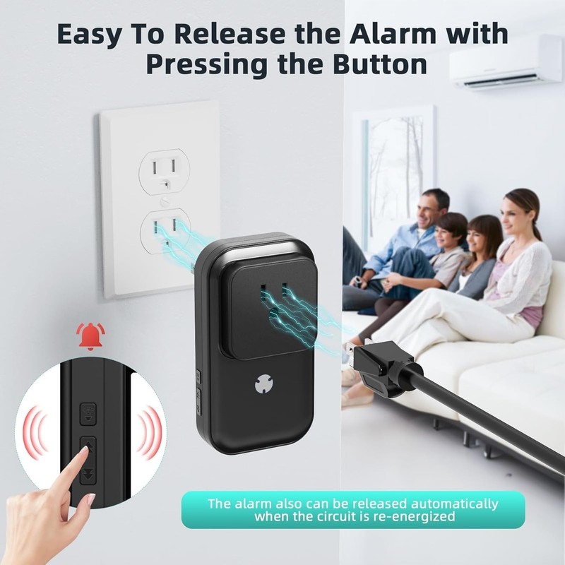 Home Power Failure Alert System with 7 Adjustable Sirens & User-Friendly Design gallery