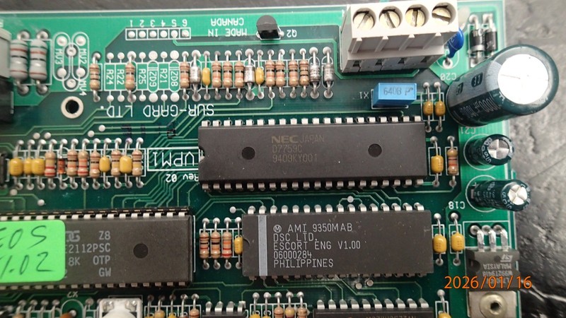 DSC Escort Voice Module PCB V 1.02 pre owned but working gallery