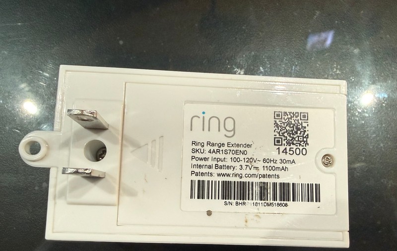 Ring Range Extender (1st Gen) Model 4AR1S70EN0 – Tested & Working gallery