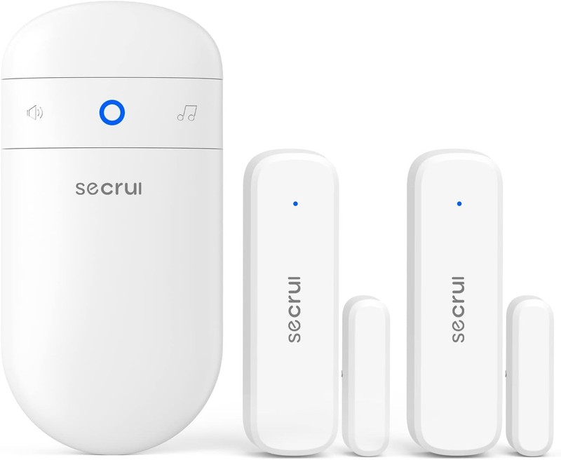 Door Chime, Sensor Chime for Opens – 1 Receiver+2 Sensor, White