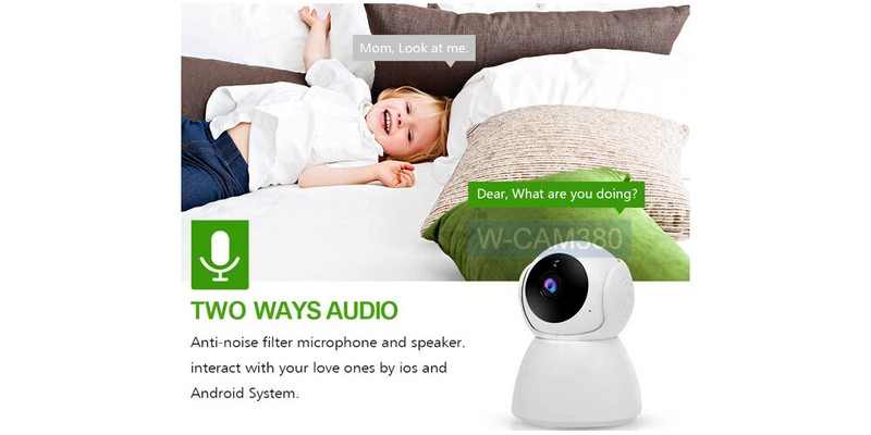 HD WIFI IP Camera With PTZ Control And Two Way Audio gallery