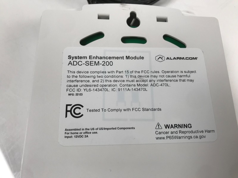 ALARM.COM SYSTEM ENHANCEMENT MODULE DUAL PATH ADC-SEM200 HONEWELL/ADEMCO VISTA gallery