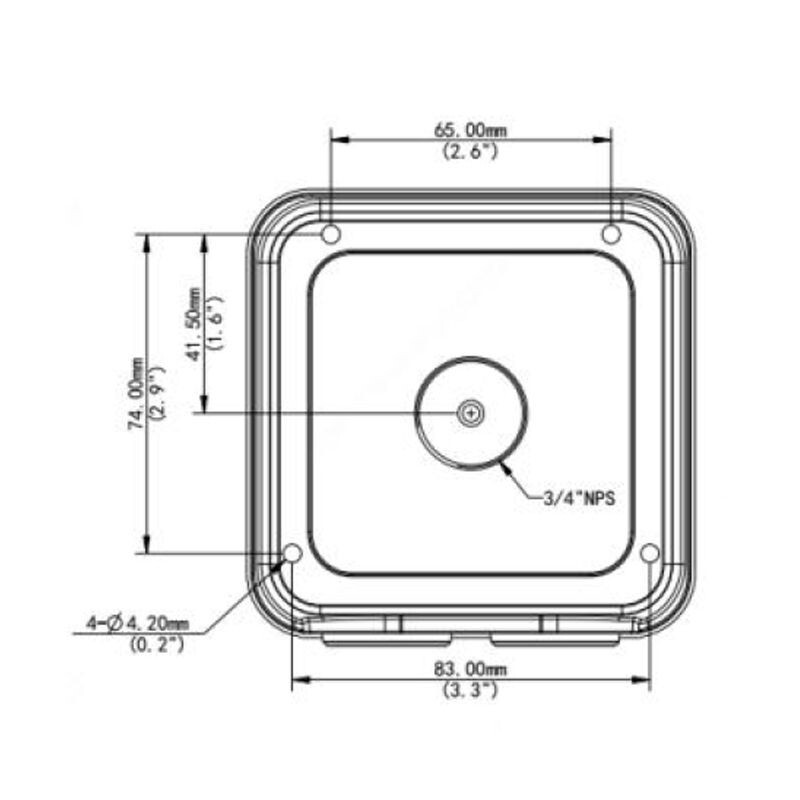 Alibi Junction Box ALI-JB06-A-IN - American Security Camera Company gallery