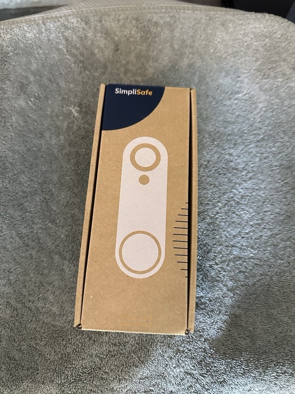SimpliSafe Pro Smart Doorbell Home Security Wi-Fi Wired Video 1080p SSDB3 White