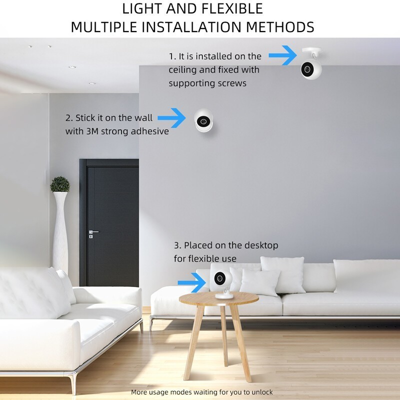 A2 Mini WiFi IP Camera HD Home Security Surveillance Camera Pet Dog Baby Monitor gallery