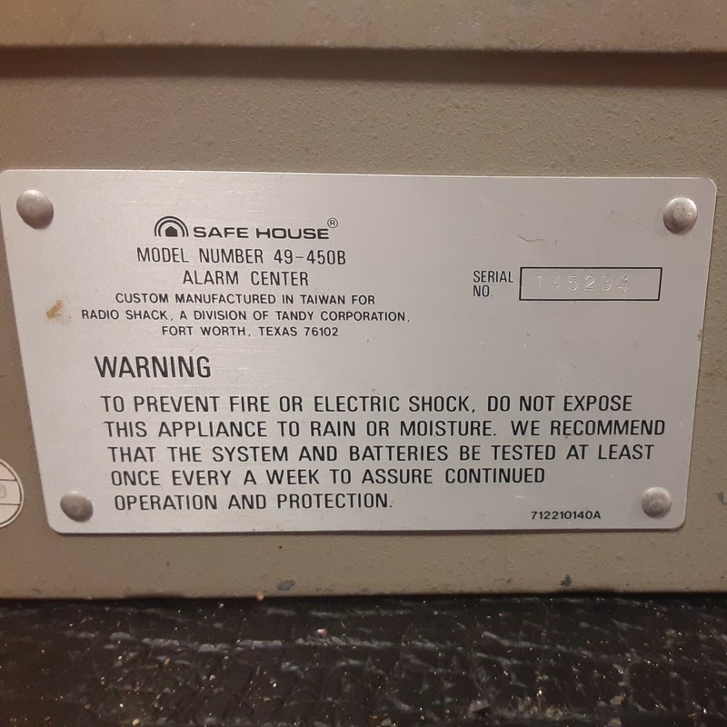 Safe House Alarm Center Control Center W/ Power Supply gallery