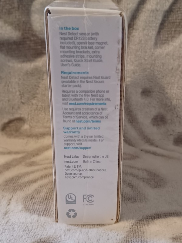 Google Nest Detect Home Door / Window Sensor H1100WES Brand NEW Sealed gallery
