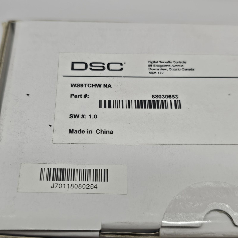 DSC Touchscreen IOTEGA Wi-Fi WS9TCHW NA 88030653 FACTORY SEALED NEW gallery