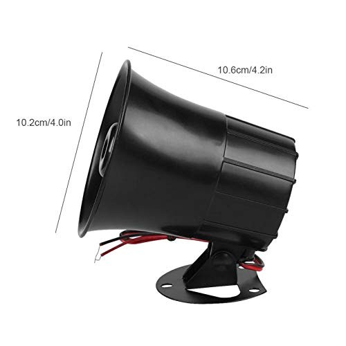 Wired Alarm Siren Horn 15W DC 6 to 12V Security Siren with Bracket for Home S... gallery