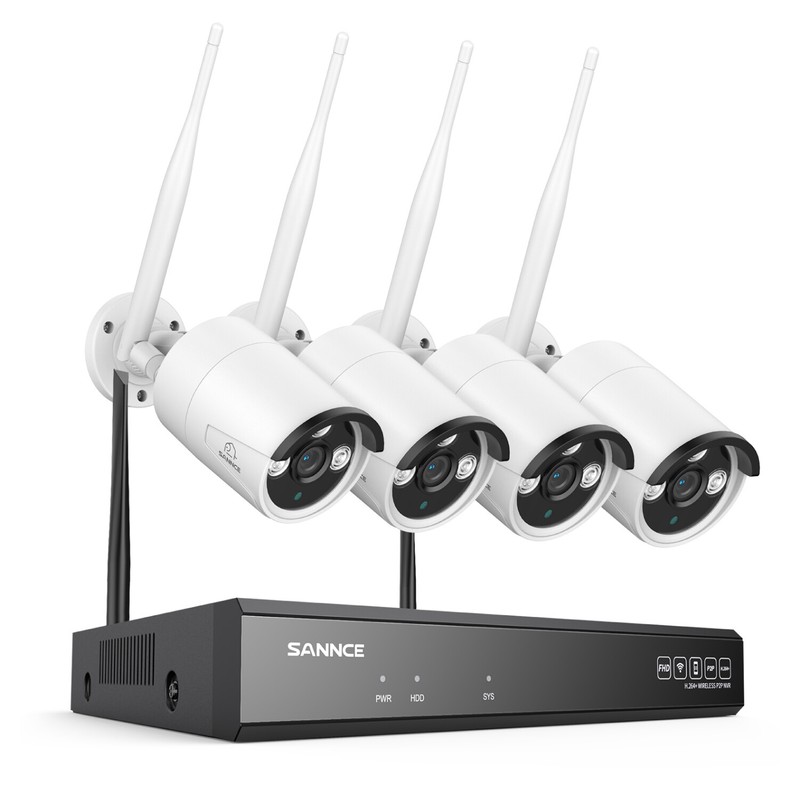 SANNCE 5MP 8CH NVR Wireless HD 3MP Two Way Audio Security Camera System Outdoor gallery