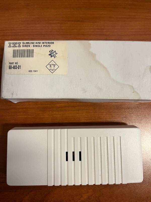 ITI GE 60-483-01 SlimLine H/W Interior Siren *missing parts*