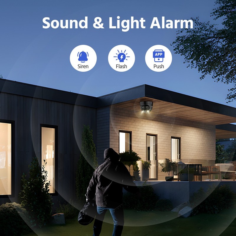 ANNKE 8CH NVR 4K Color Night Dual-Lens POE Security Camera System Two Way Audio gallery