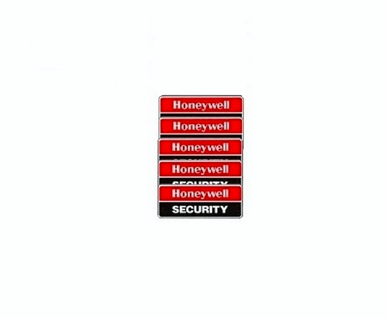 (5) Authentic OEM Honeywell Window Door Security Decal Sticker Burglar Alarm