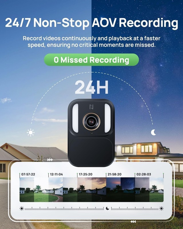Wireless Solar Powered Security Camera System Outdoor gallery