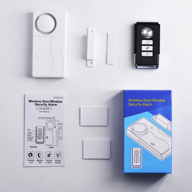 Wireless Magnetic Sensor Door Window Security Burglar Alarm With Remote Control gallery