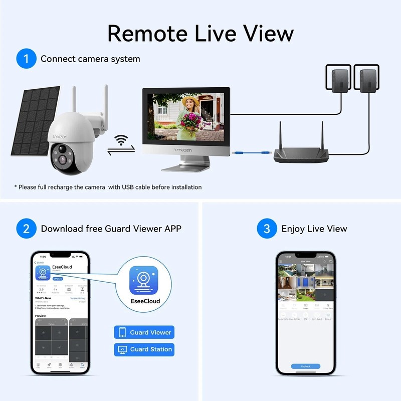 4MP Wireless CCTV Security Camera System 10CH WIFI NVR Monitor for Home Security gallery