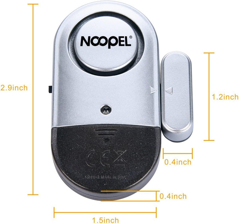 Door Alarms When Opened, 4 Pack 120DB Loud Pool Alarms for Doors, Window Alarm gallery