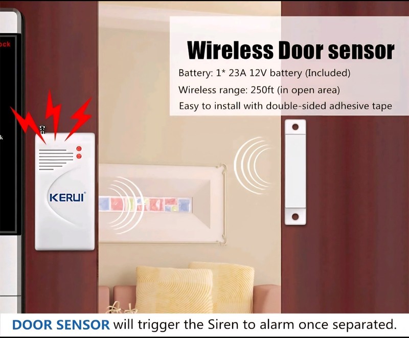 KERUI Upgraded Standalone Home Office Shop Security Alarm System Kit Wireless gallery