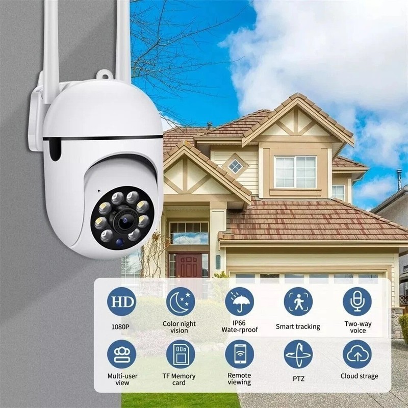 1-4Pack Wireless 5G WiFi Security Camera System Smart Outdoor Night Vision 1080P gallery