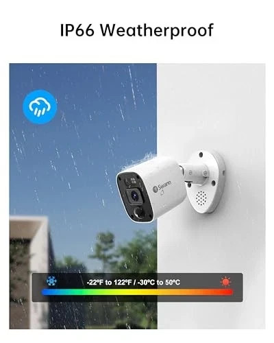 Add-On DVR Flashing Light Bullet Camera with Sensor Spotlight, 4K UHD Video, gallery
