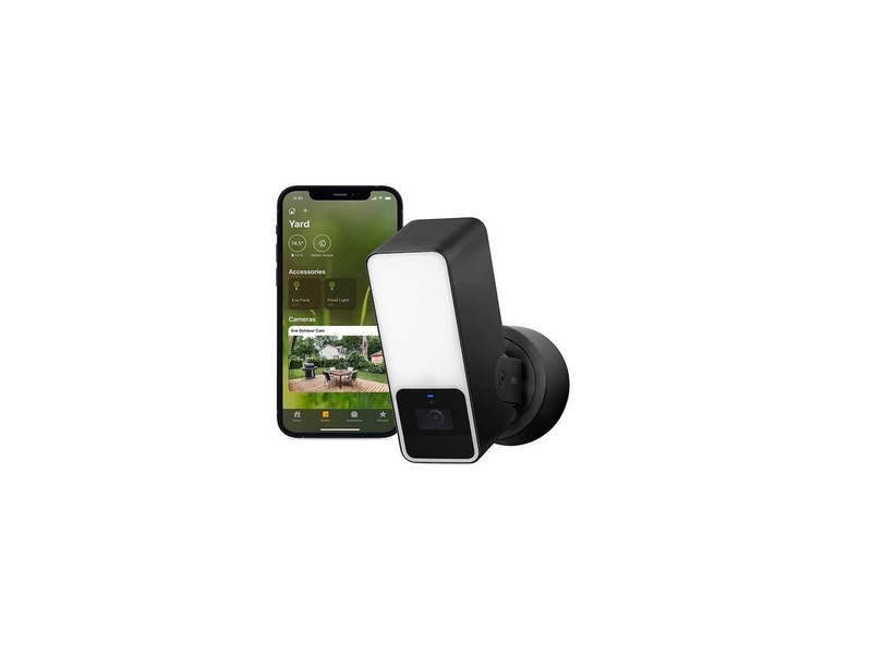 Eve Outdoor Cam - Secure floodlight camera with Apple HomeKit Secure Video techn