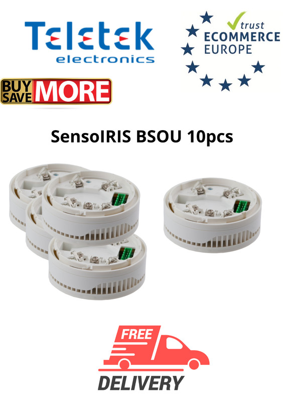 TELETEK Fire Alarm Solutions / Addressables / Sirens / SensoIRIS BSOU 10pcs