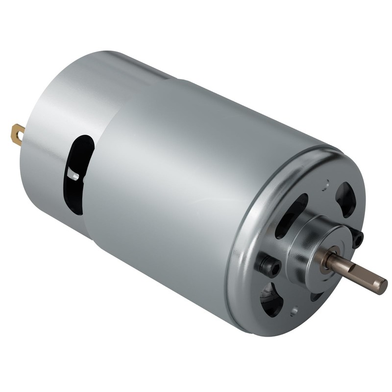 6V Deer Feeder Motor, Replacement Motor for Game Feeders – 1/8″ Silver