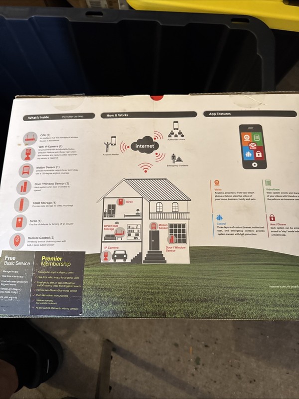 Oplink TripleShield Alarm System (2-Cam) Wireless gallery