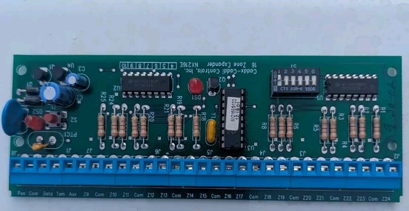 GE Interlogix UTC Caddx-Caddi Controls NX-216E Security 16-Zone Expander Module
